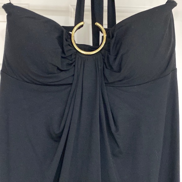 The around neck, black sundress size med, worn once on vacation - Picture 1 of 3